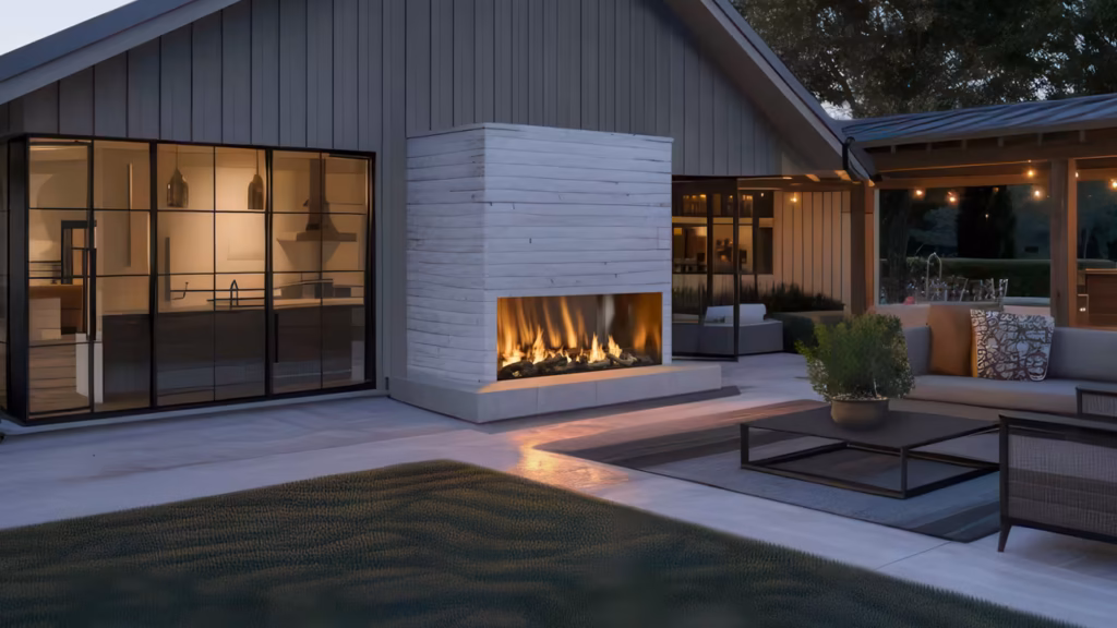 Stellar Endulge Custom Open Hearth Gas Fireplace