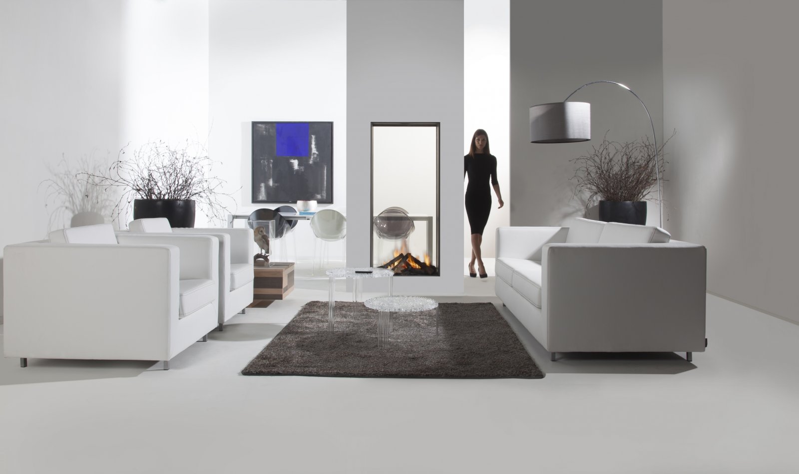Element4 Sky Large Tunnel Gas Fireplace