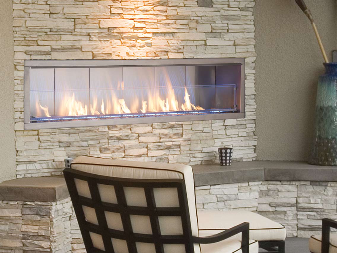 Astria Barcelona Lights Outdoor Gas Fireplace
