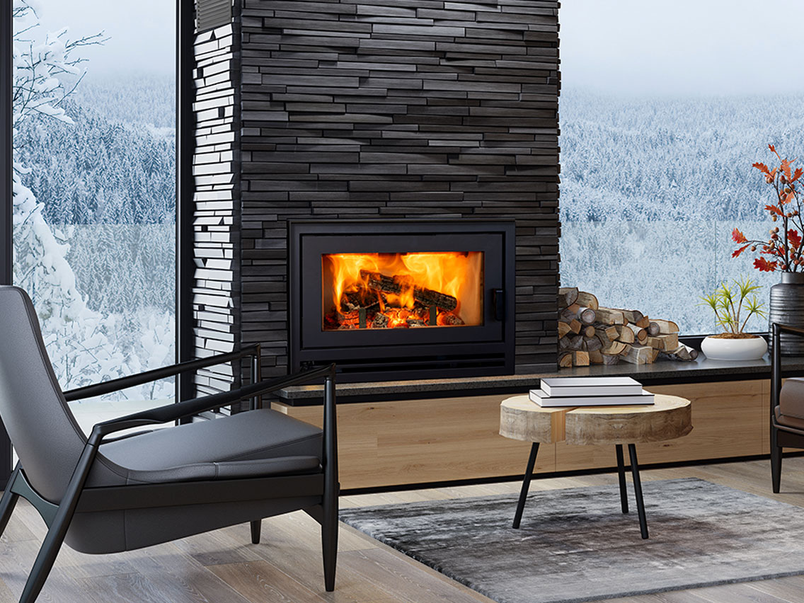 Astria Bainbridge Wood Burning Fireplace