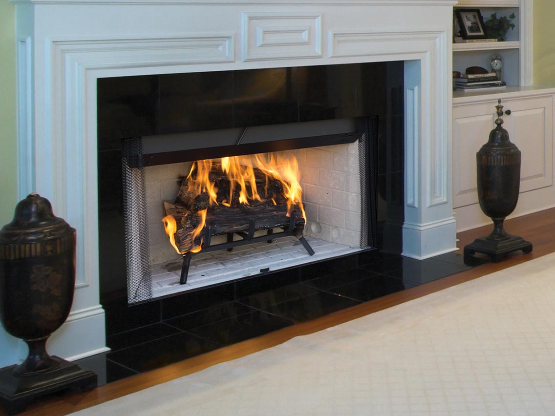 Astria Craftsman Wood Burning Fireplace