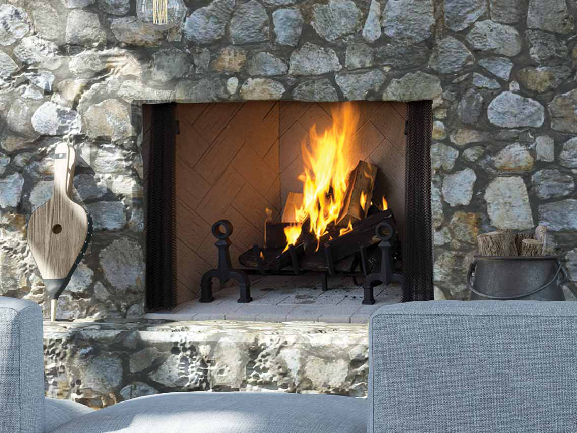 Astria Federal Wood Burning Fireplace