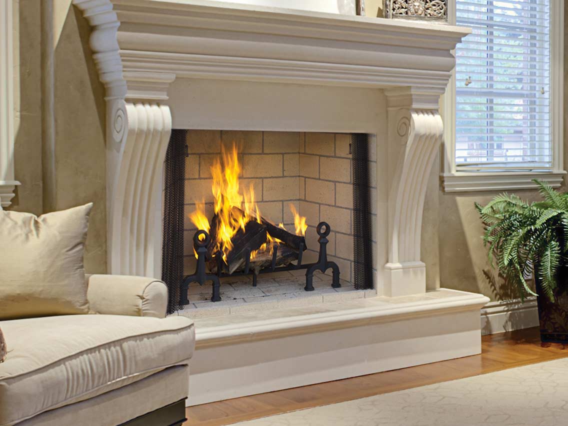 Astria Georgian Wood Burning Fireplace
