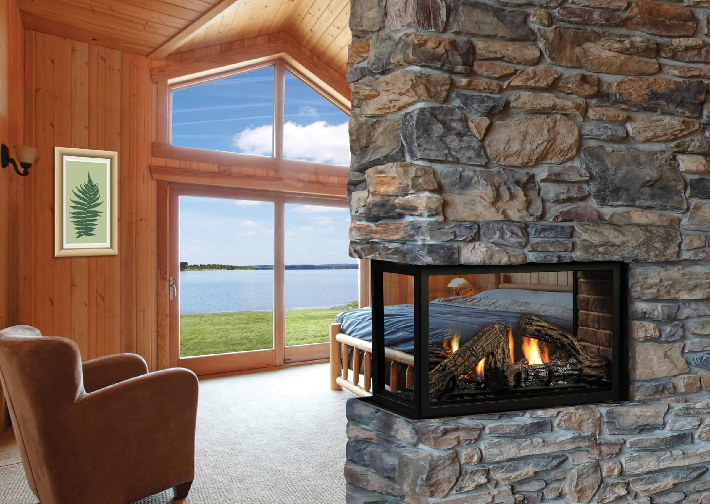 Marquis Atrium Gas Fireplace