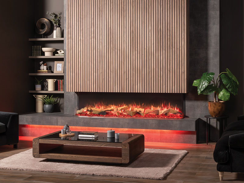 Regency Onyx Linear Electric Fireplace