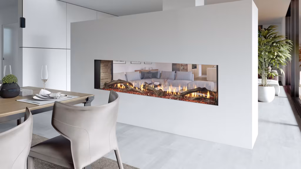 Heat and Glo Primo II See-through Gas Fireplace