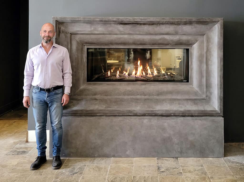 Omega Flames showroom