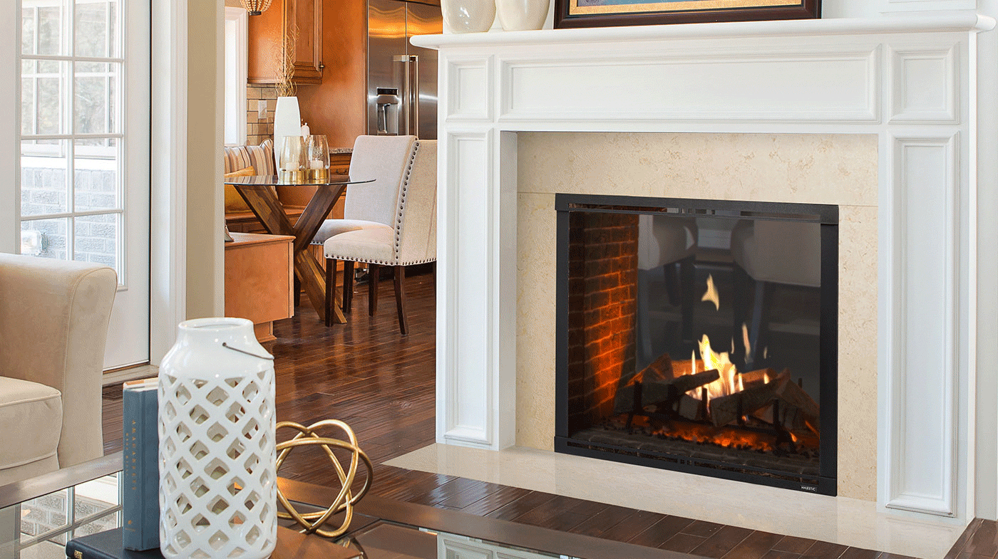 Majestic Marquis See-through Gas Fireplace