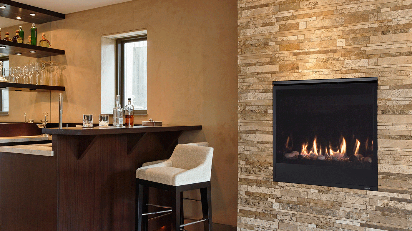 Majestic Quartz Gas Fireplace