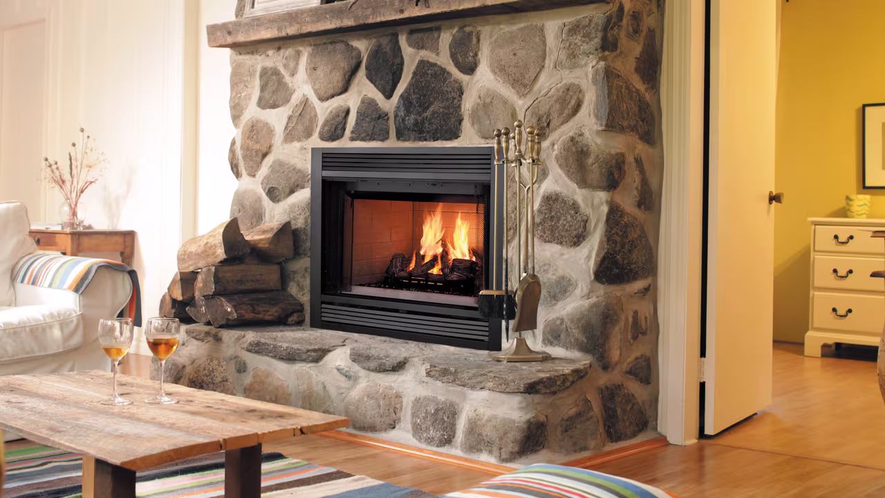 Majestic Sovereign Wood Burning Fireplace