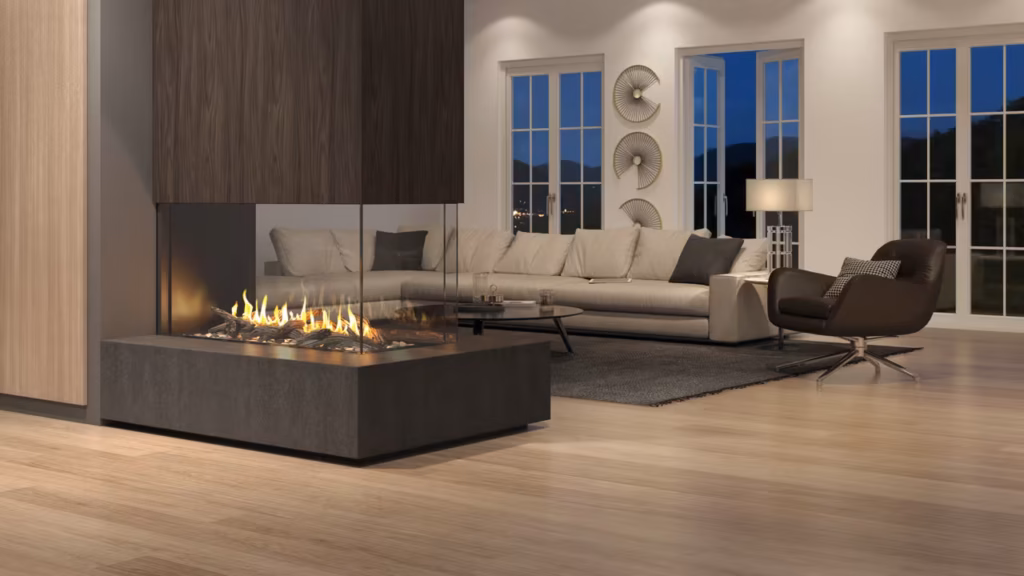 Stellar Enlight Pier Custom Gas Fireplace