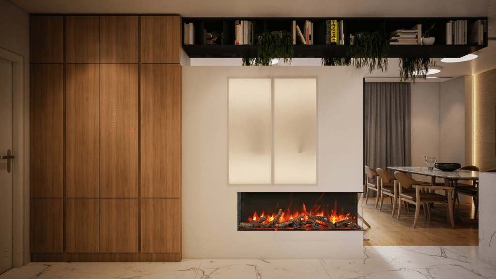 Amantii True View Slim Smart Electric Fireplace