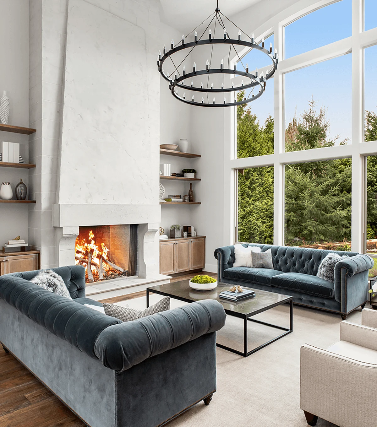 Montigo Firescape Wood Burning Fireplace