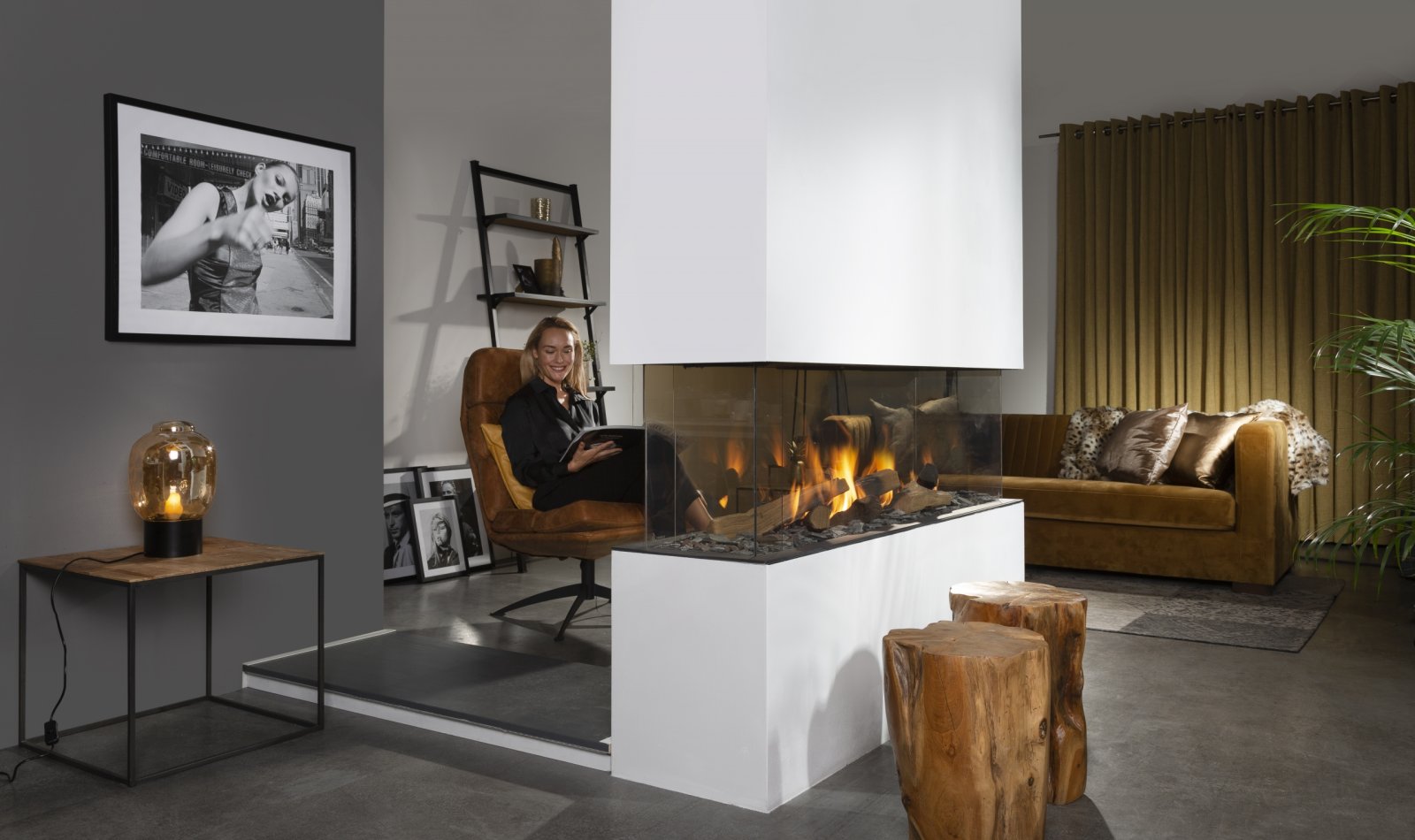 Element4 Summum 140 4/S 360 Degree Linear Gas Fireplace