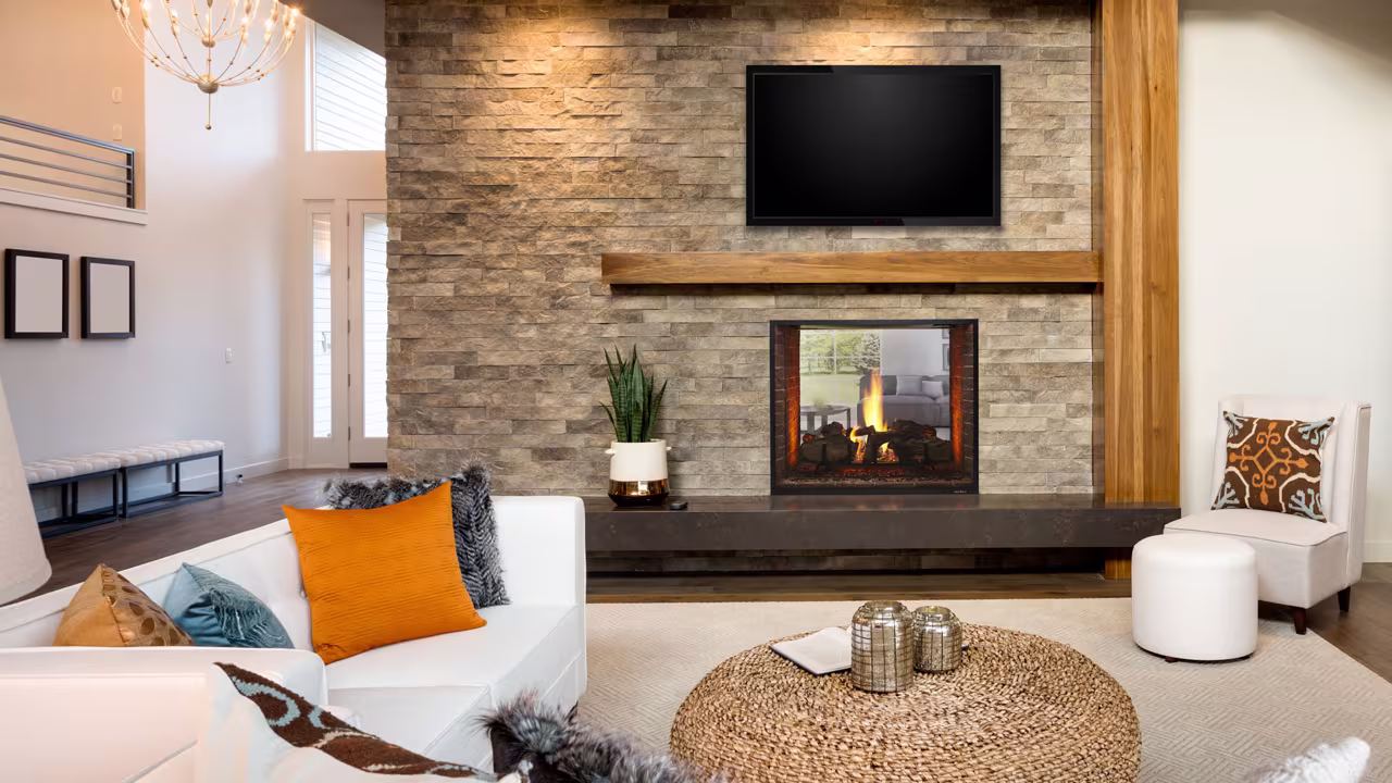 Heat and Glo Escape See-through Gas Fireplace
