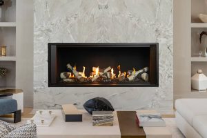 Valor LT2 fireplace front view