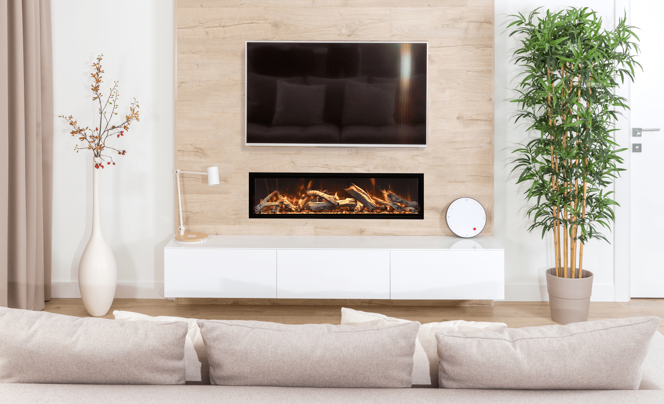 Amantii Symmetry Bespoke Xtra Tall Electric Fireplace