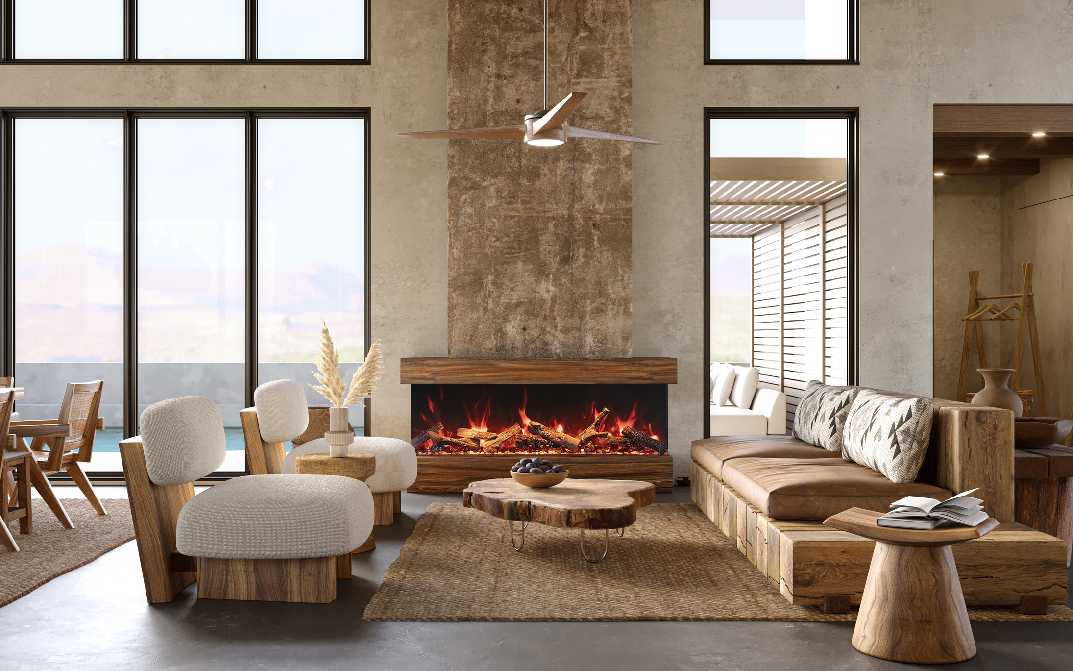 Amantii TruView Bespoke Electric Fireplace
